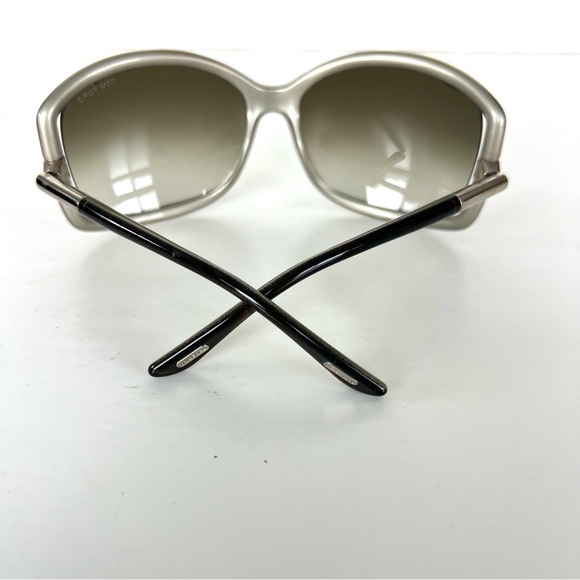 TOM FORD TF125 Anais Gray Gradient Lenses w Black Gray Silver Frame Sunglasses - Picture 11 of 15